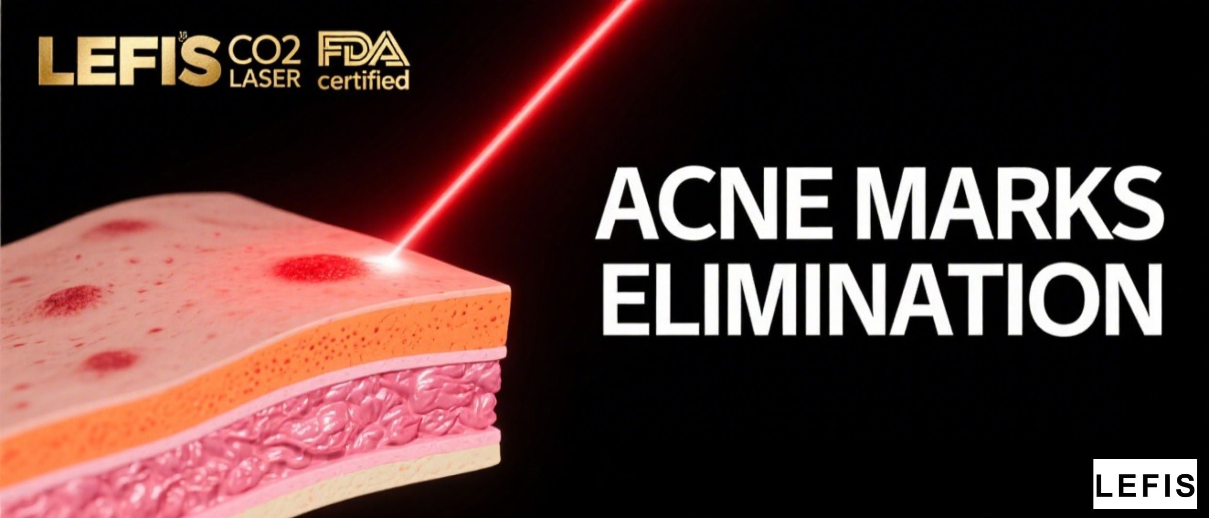 co2 laser acne marks elimination